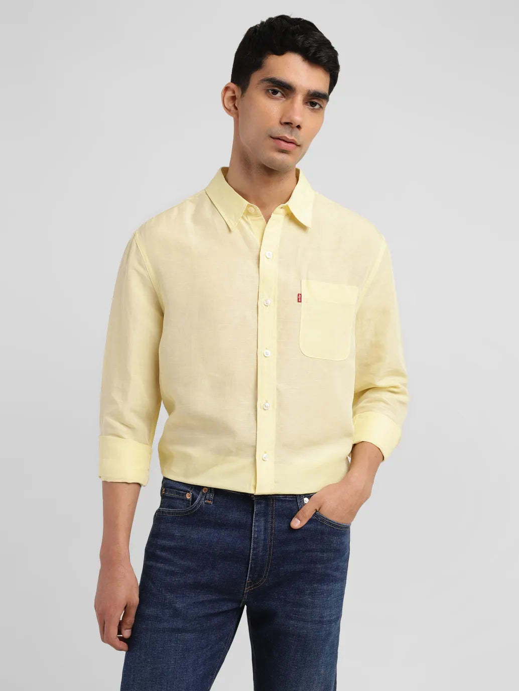 Men's Solid Slim Fit Shirt