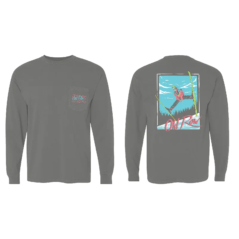 The Ski Jump Long Sleeve Pocket Tee