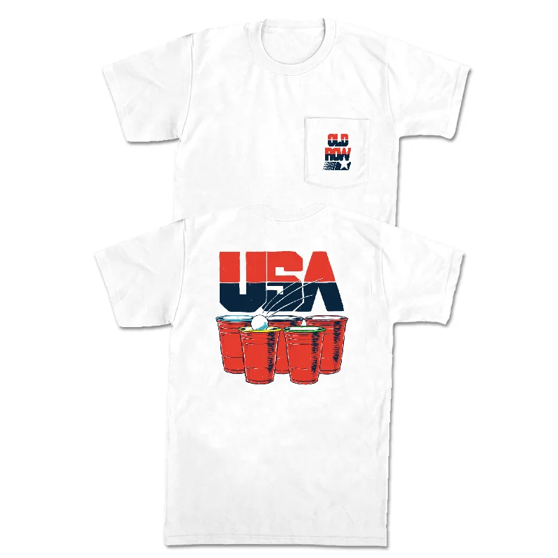 USA Drinking Team Pocket Tee