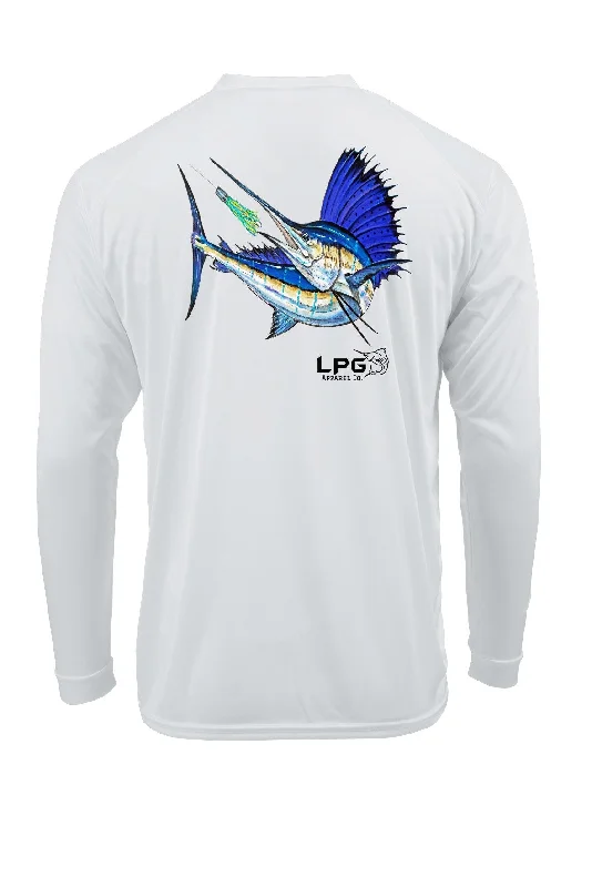 LPG Apparel Co. Mark Ray Sailfish Hunt Long Sleeve Performance UPF 50+ T-Shirt